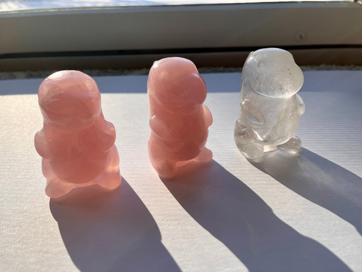 Clear Quarts Dinosaur