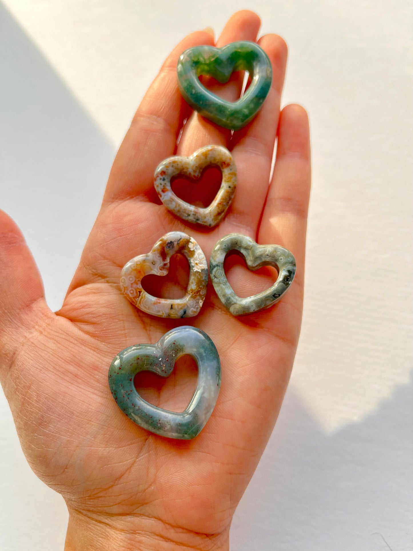 Ocean Jasper Heart