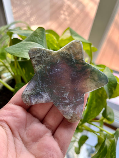 Moss Agate Star | F