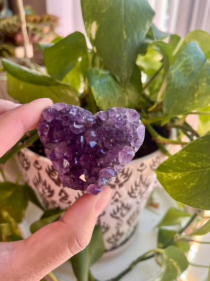 Amethyst Cluster Heart | I