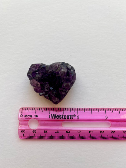 Amethyst Cluster Heart | R