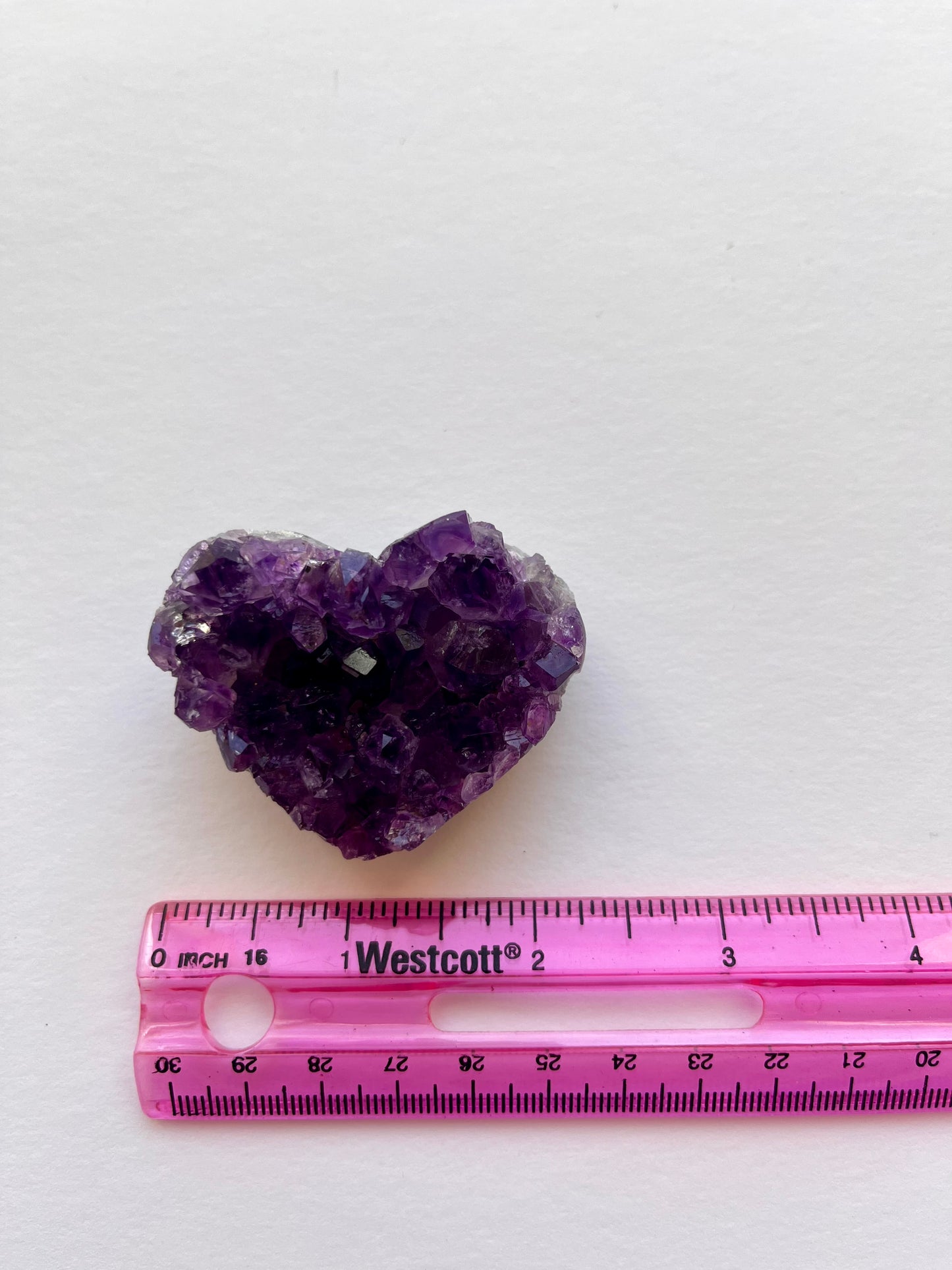 Amethyst Cluster Heart | E