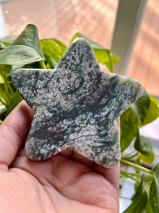 Moss Agate Star | D