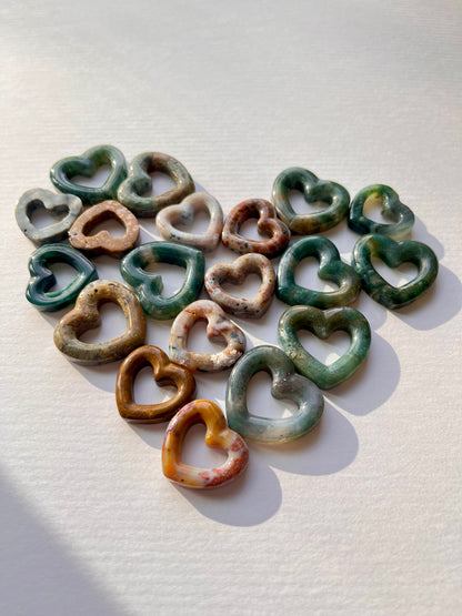 Ocean Jasper Heart