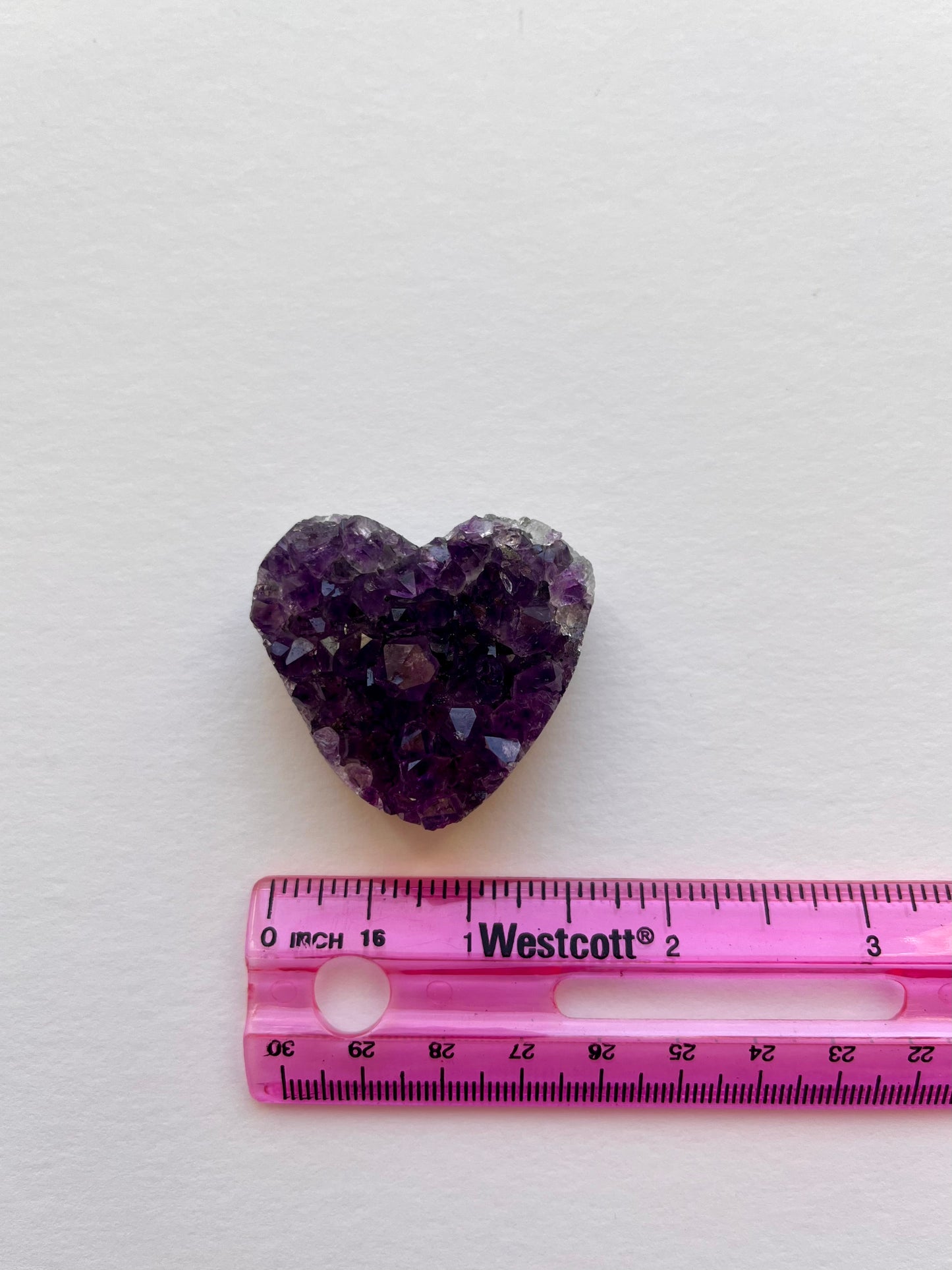 Amethyst Cluster Heart | B