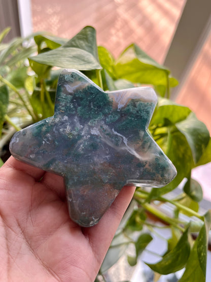 Moss Agate Star | G
