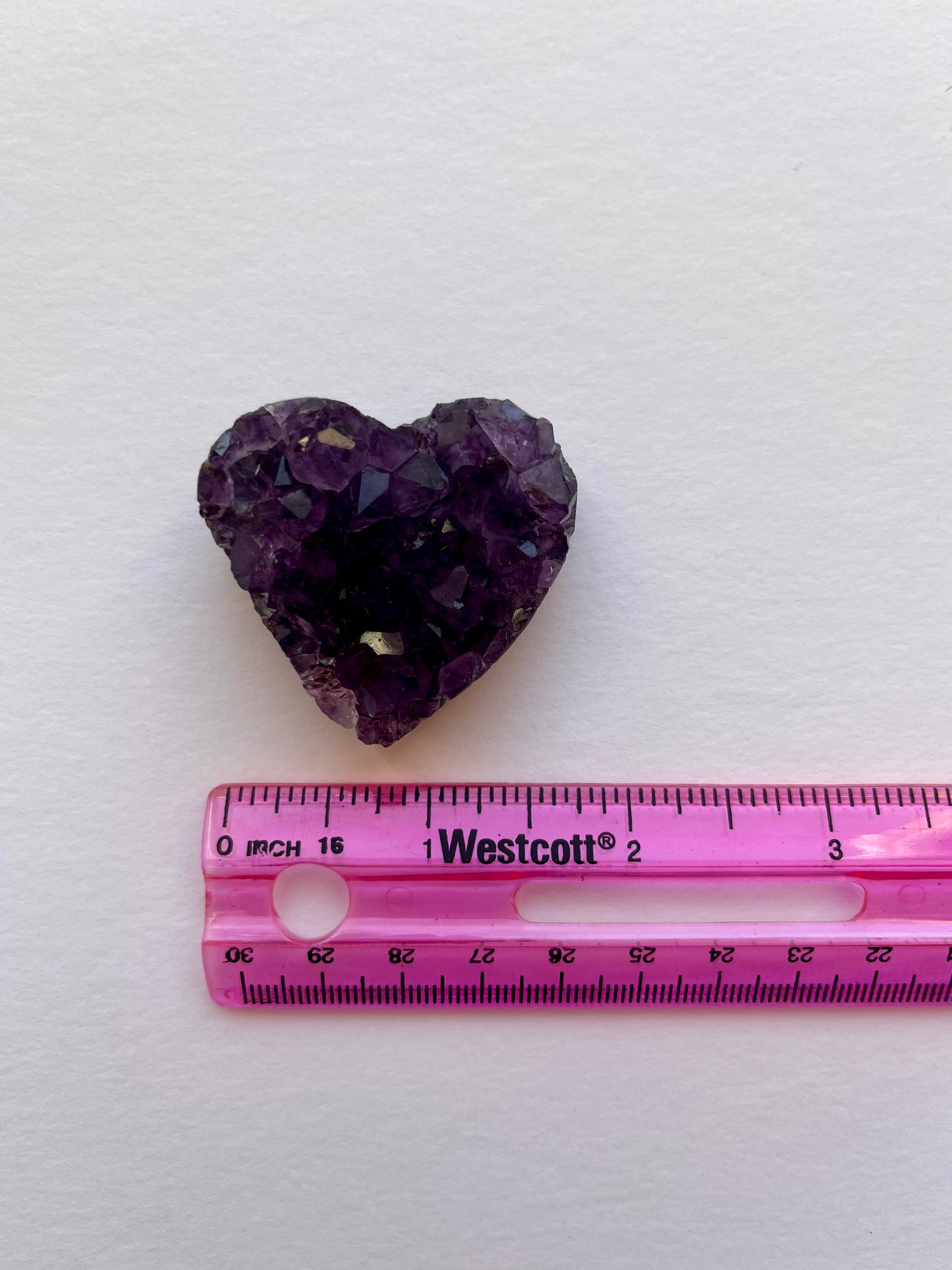 Amethyst Cluster Heart | A