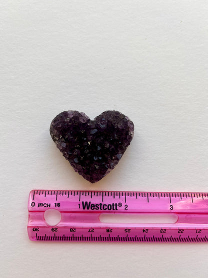 Amethyst Cluster Heart | N