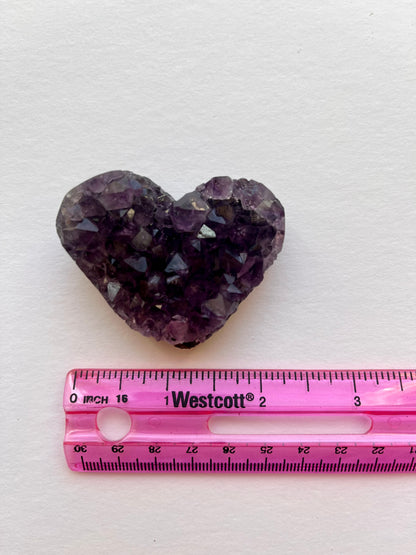 Amethyst Cluster Heart | J