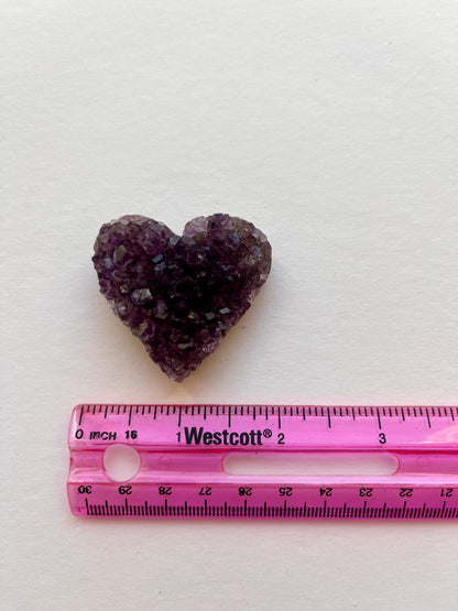 Amethyst Cluster Heart | P