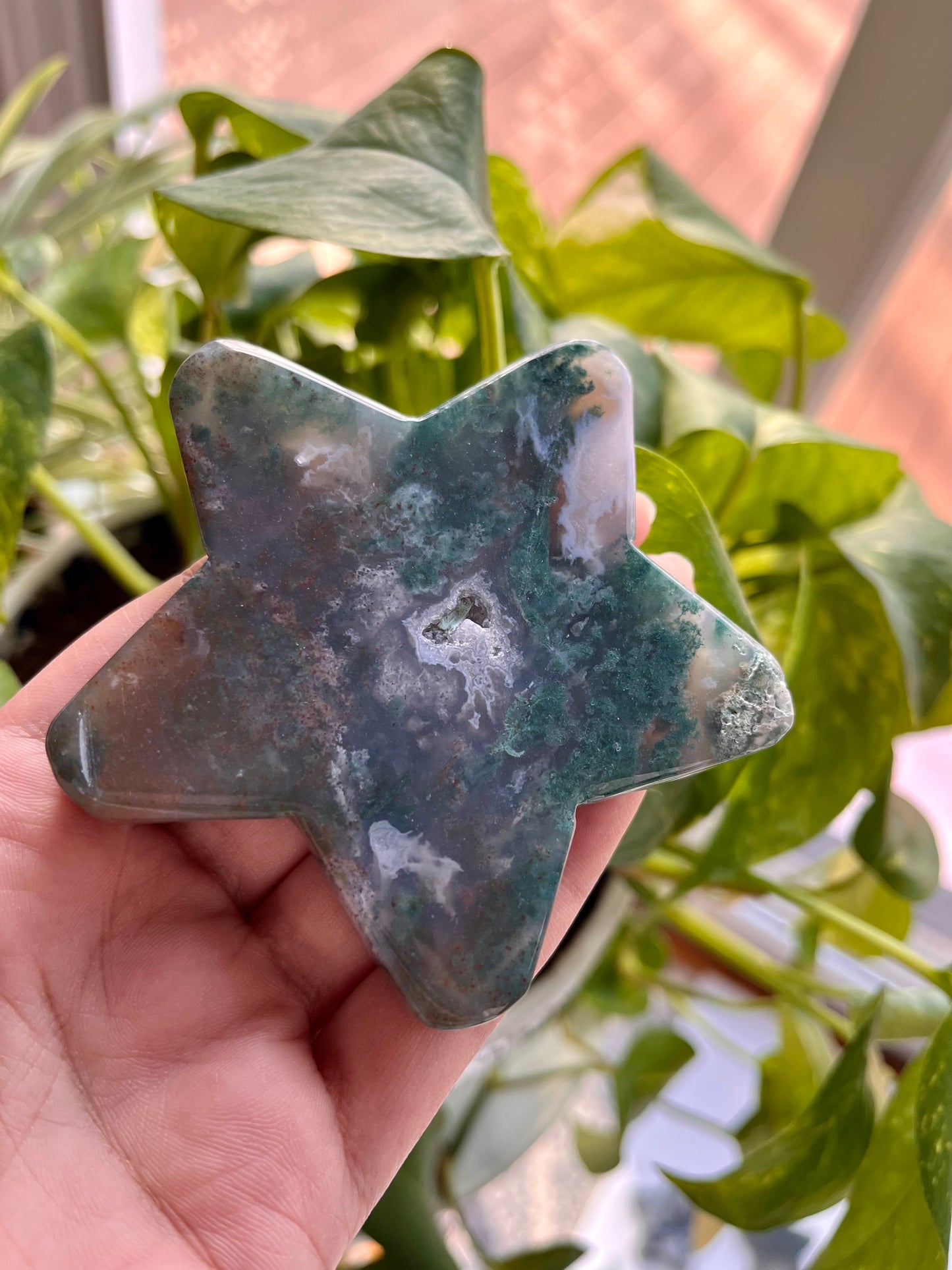 Moss Agate Star | G