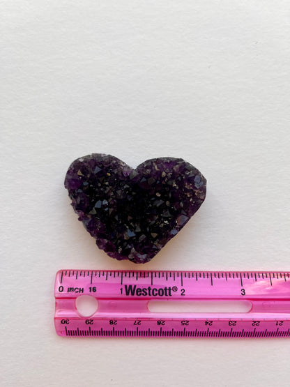 Amethyst Cluster Heart | K