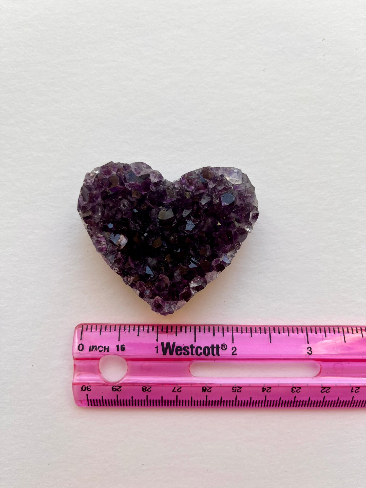 Amethyst Cluster Heart | M