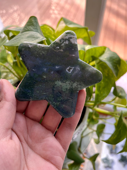 Moss Agate Star | J