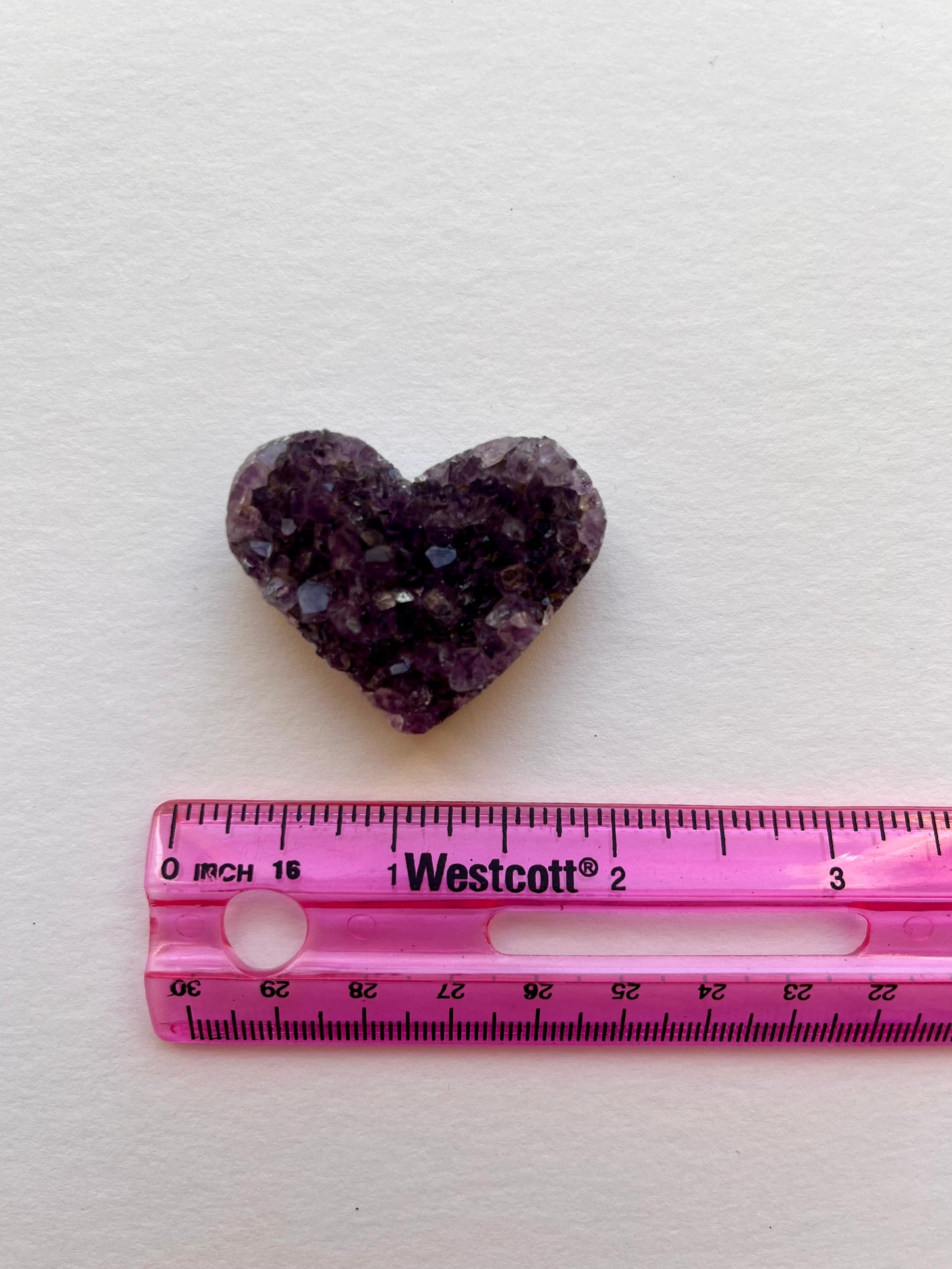 Amethyst Cluster Heart | G