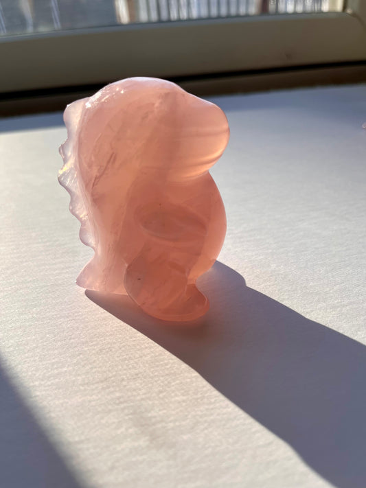 Rose Quarts Dinosaur